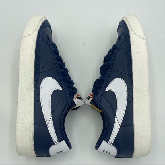 Nike Blazer Low 77’ vintage Midnight Navy Men’s Sneakers - Picture 4 of 8